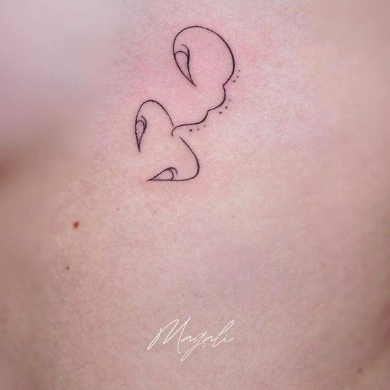 Hình xăm bọ cạp mini phong cách đơn giản hình xăm bò cạp cách điệu mini đơn giản
