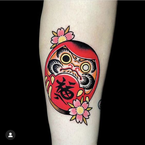 150 mẫu hình xăm daruma ở chân cầu may mắn đẹp tuyển chọn - Genztattoo