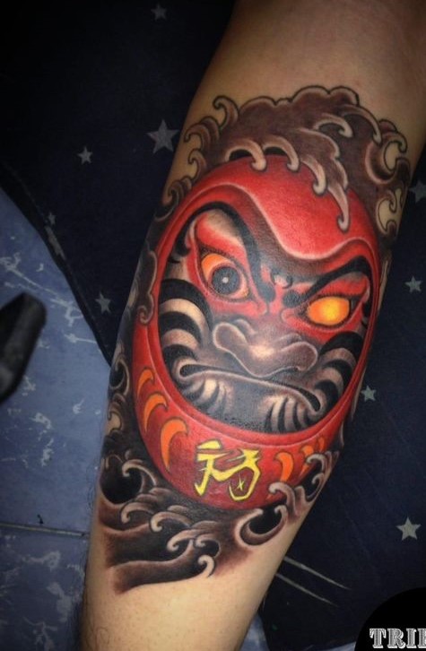 150 mẫu hình xăm daruma ở chân cầu may mắn đẹp tuyển chọn - Genztattoo