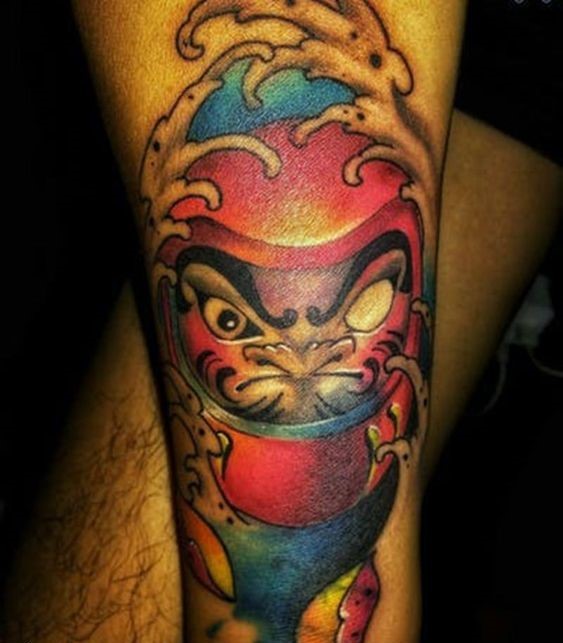 150 mẫu hình xăm daruma ở chân cầu may mắn đẹp tuyển chọn - Genztattoo