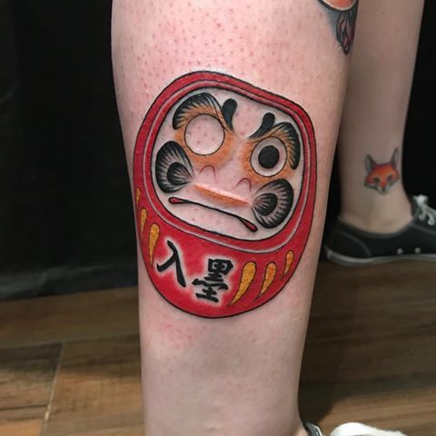150 mẫu hình xăm daruma ở chân cầu may mắn đẹp tuyển chọn - Genztattoo