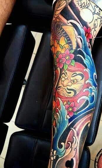 150 mẫu hình xăm daruma ở chân cầu may mắn đẹp tuyển chọn - Genztattoo