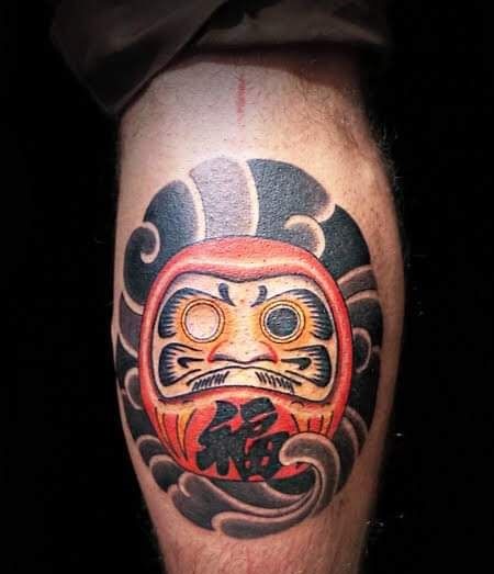 150 mẫu hình xăm daruma ở chân cầu may mắn đẹp tuyển chọn - Genztattoo