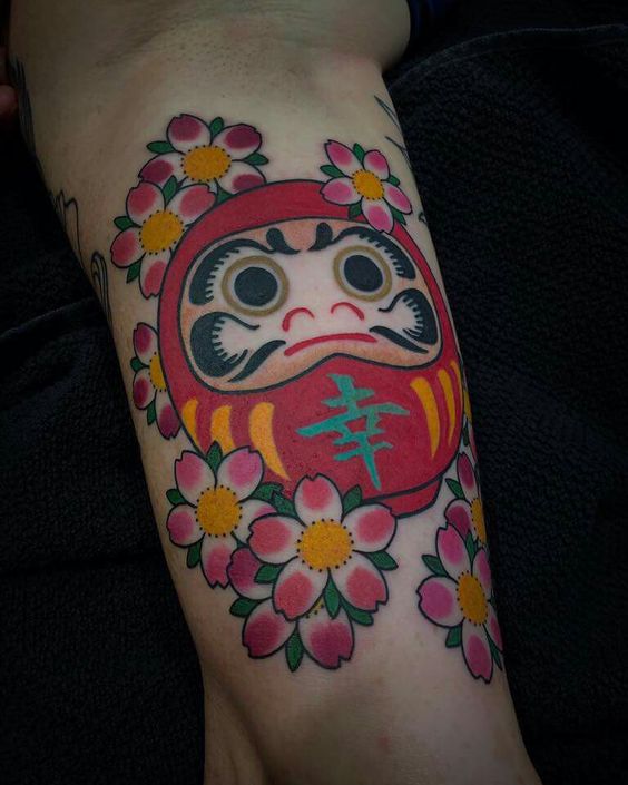 150 mẫu hình xăm daruma ở chân cầu may mắn đẹp tuyển chọn - Genztattoo