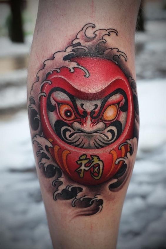 150 mẫu hình xăm daruma ở chân cầu may mắn đẹp tuyển chọn - Genztattoo