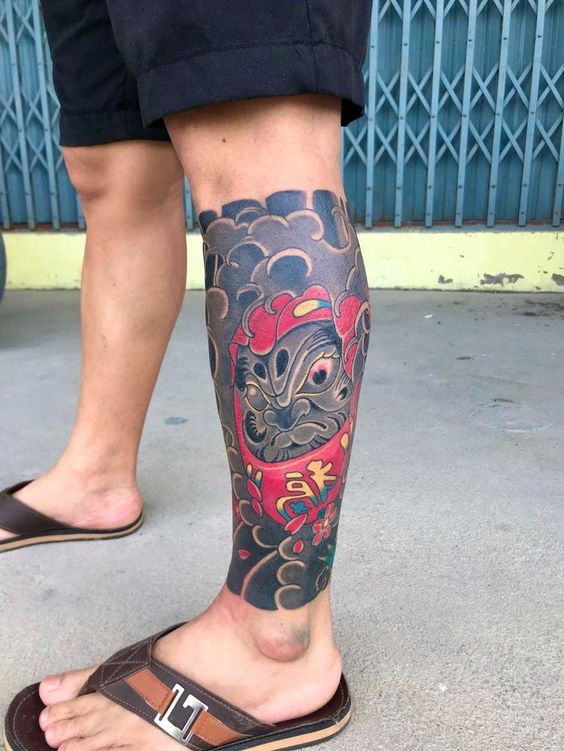 150 mẫu hình xăm daruma ở chân cầu may mắn đẹp tuyển chọn - Genztattoo