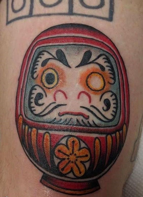 150 mẫu hình xăm daruma ở chân cầu may mắn đẹp tuyển chọn - Genztattoo