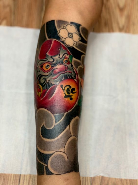 150 mẫu hình xăm daruma ở chân cầu may mắn đẹp tuyển chọn - Genztattoo