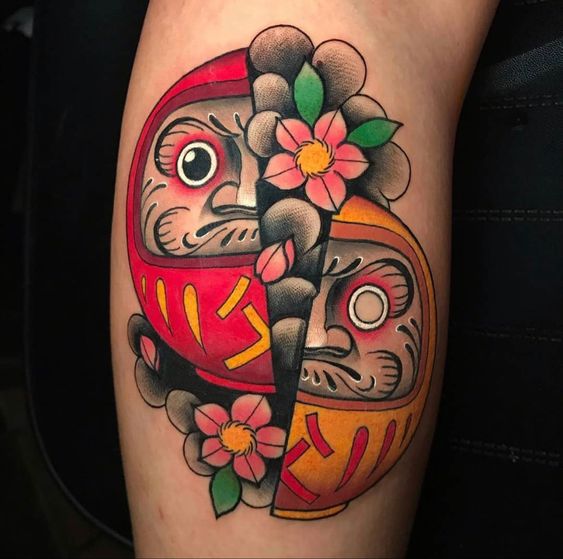 150 mẫu hình xăm daruma ở chân cầu may mắn đẹp tuyển chọn - Genztattoo