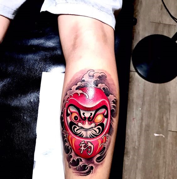 150 mẫu hình xăm daruma ở chân cầu may mắn đẹp tuyển chọn - Genztattoo