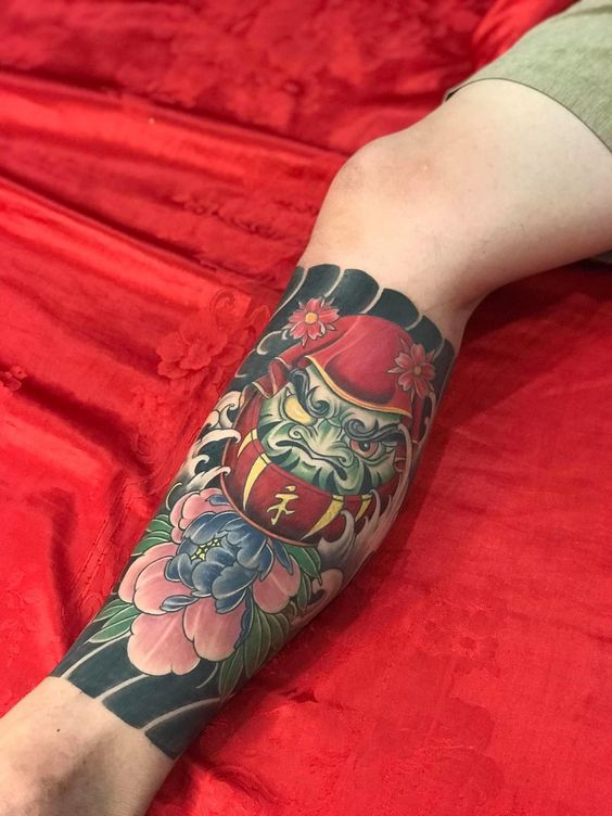 150 mẫu hình xăm daruma ở chân cầu may mắn đẹp tuyển chọn - Genztattoo