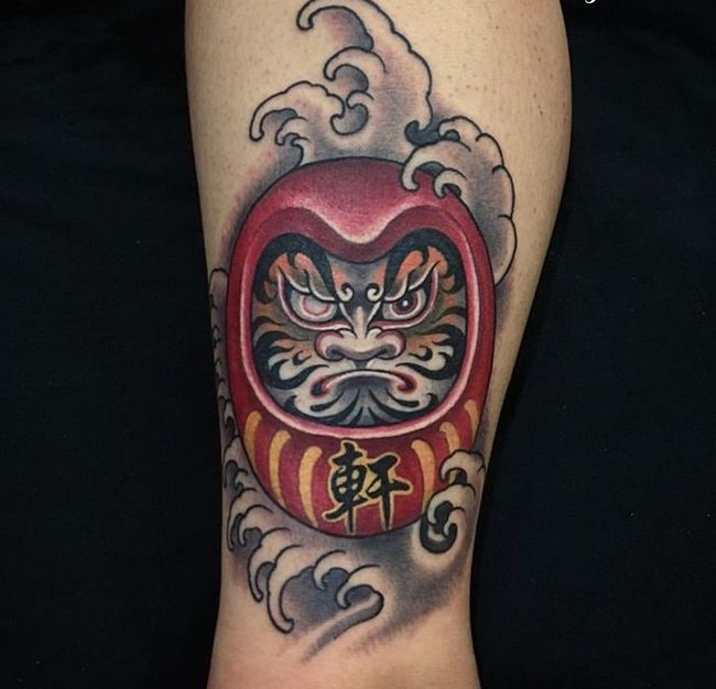 150 mẫu hình xăm daruma ở chân cầu may mắn đẹp tuyển chọn - Genztattoo