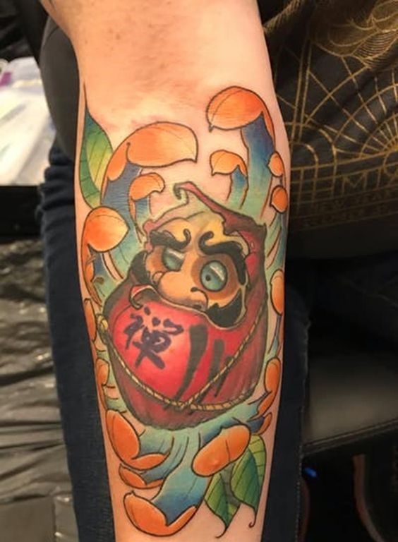 150 mẫu hình xăm daruma ở chân cầu may mắn đẹp tuyển chọn - Genztattoo