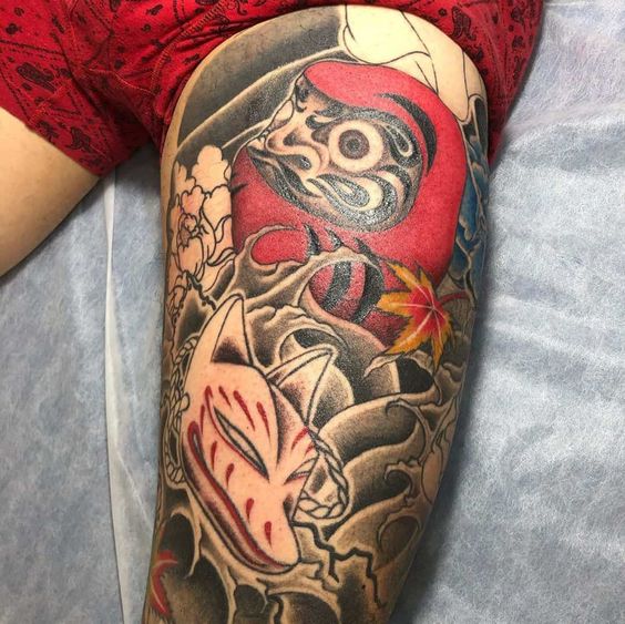 150 mẫu hình xăm daruma ở chân cầu may mắn đẹp tuyển chọn - Genztattoo