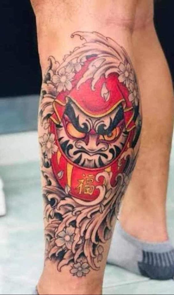 150 mẫu hình xăm daruma ở chân cầu may mắn đẹp tuyển chọn - Genztattoo