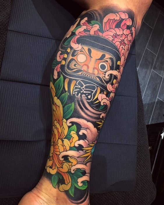 150 mẫu hình xăm daruma ở chân cầu may mắn đẹp tuyển chọn - Genztattoo