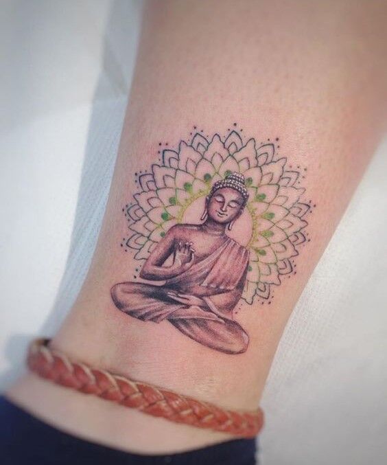 Phong cách xăm Phật hộ mệnh đẹp kiểu tattoo phật hộ mệnh đẹp