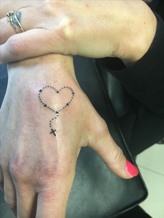 Mẫu hình xăm bảo vệ hình trái tim mẫu tattoo hộ mệnh hình trái tim