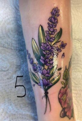 tattoo lavender cực chất