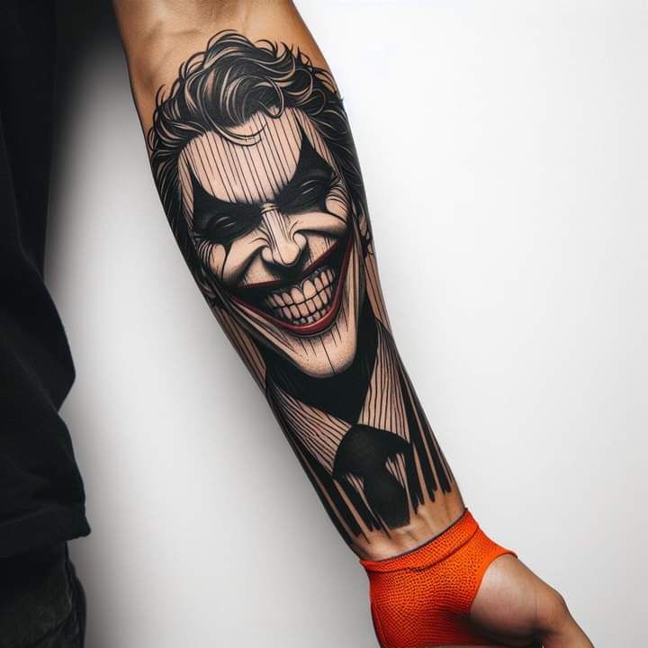 Một hình xăm joker cực đẹp hình xăm joker cực đẹp