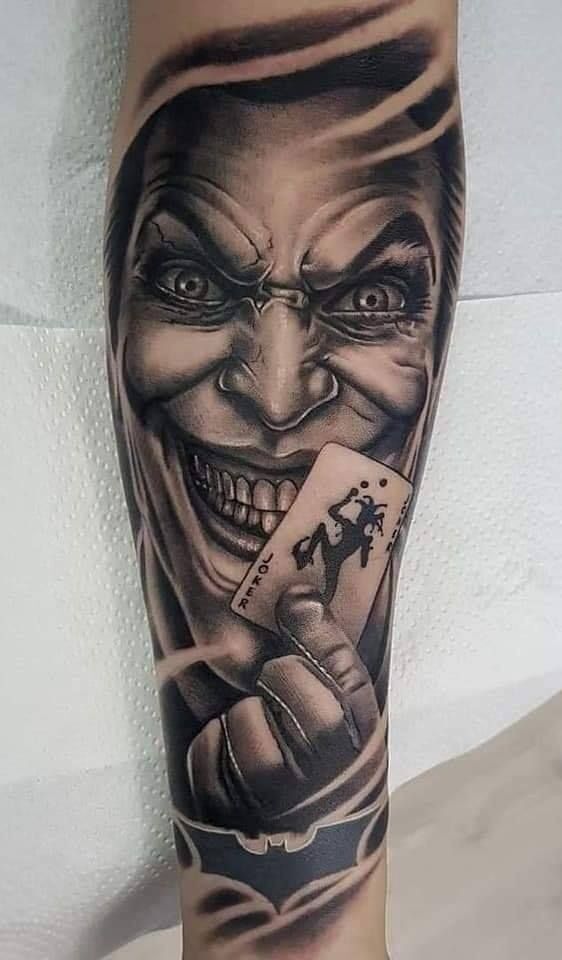 Mẫu hình xăm thiệp Euchre mẫu tattoo lá bài trong trò chơi Euchre