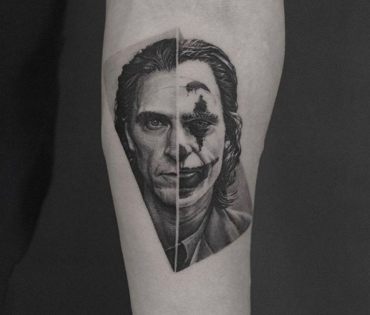 Mẫu hình xăm thể hiện tính cách tương phản mẫu tattoo đại diện cho sự đối lập về tính cách
