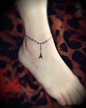 999+ hình xăm lắc chân mini cực độc đáo cho nam và nữ - Genztattoo