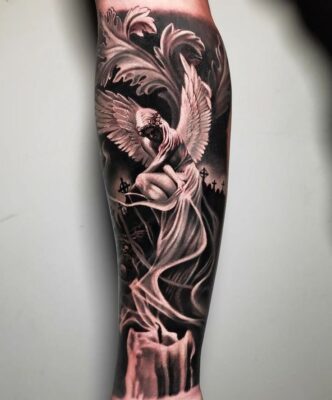 Thiết kế hình xăm lucifer tuyệt vời trong tầm tay mẫu xăm lucifer ở tay cực chất