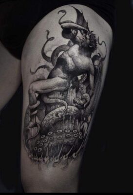 Hình xăm lucifer cực ngầu tattoo lucifer cực chất