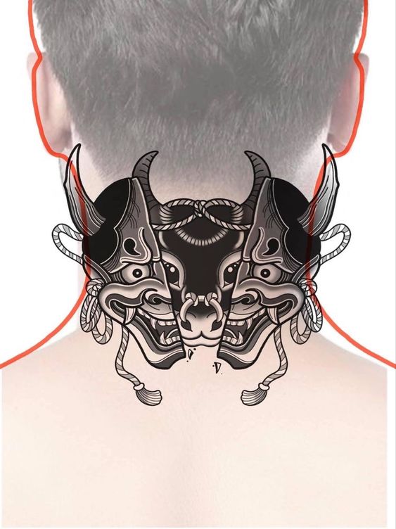 150 hình xăm mặt quỷ trắng đen đẹp nhất 2024 - Genztattoo