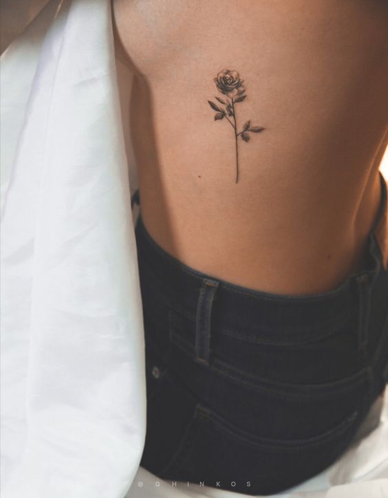 100 hình xăm mini ở mạn sườn cho nữ tạo dấu ấn đặc biệt - Genztattoo