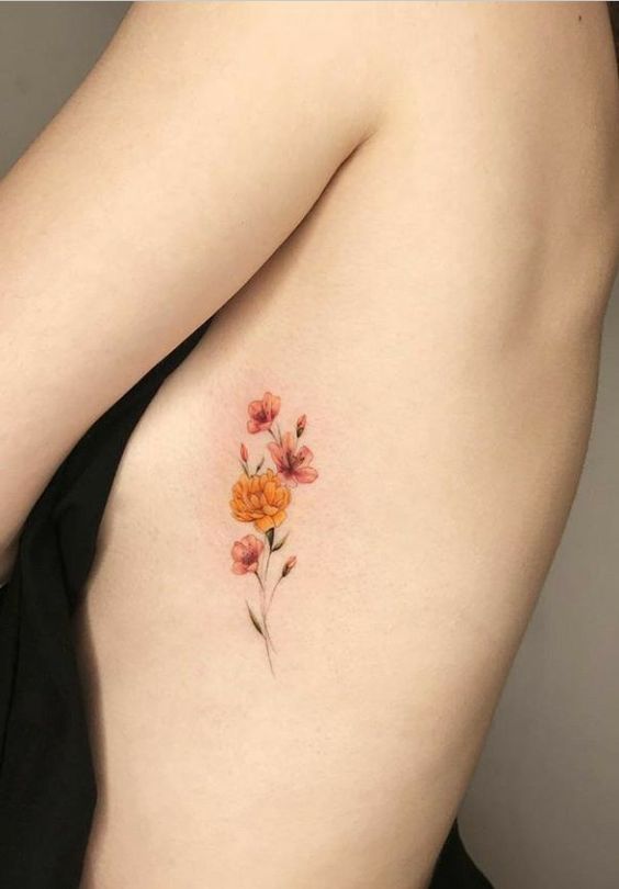 100 hình xăm mini ở mạn sườn cho nữ tạo dấu ấn đặc biệt - Genztattoo