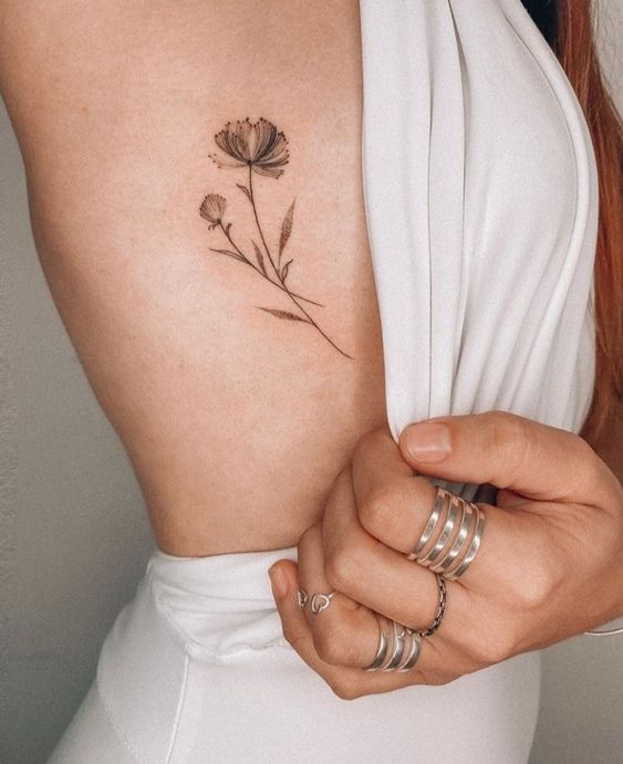 100 hình xăm mini ở mạn sườn cho nữ tạo dấu ấn đặc biệt - Genztattoo