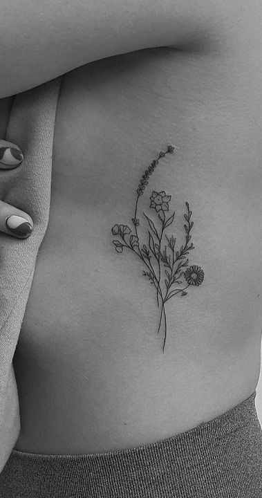 100 hình xăm mini ở mạn sườn cho nữ tạo dấu ấn đặc biệt - Genztattoo
