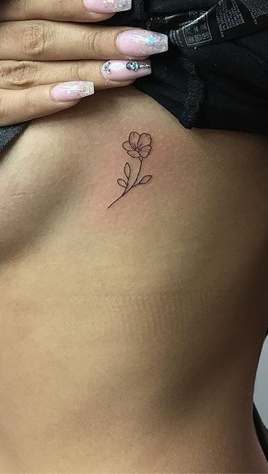 100 hình xăm mini ở mạn sườn cho nữ tạo dấu ấn đặc biệt - Genztattoo