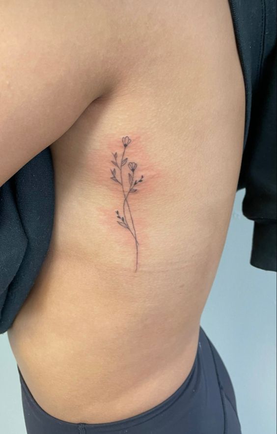 100 hình xăm mini ở mạn sườn cho nữ tạo dấu ấn đặc biệt - Genztattoo