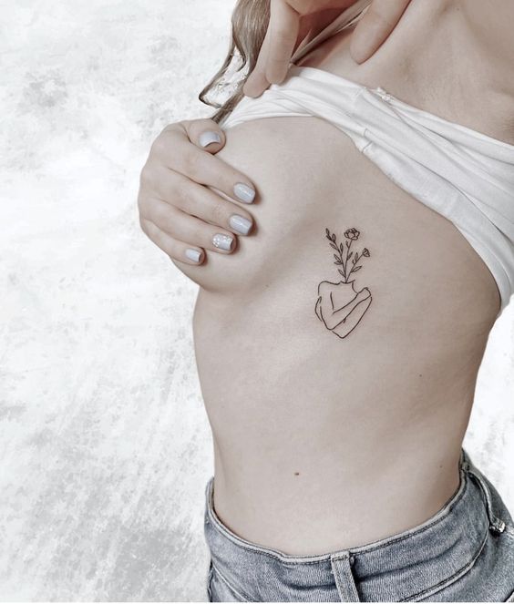 100 hình xăm mini ở mạn sườn cho nữ tạo dấu ấn đặc biệt - Genztattoo