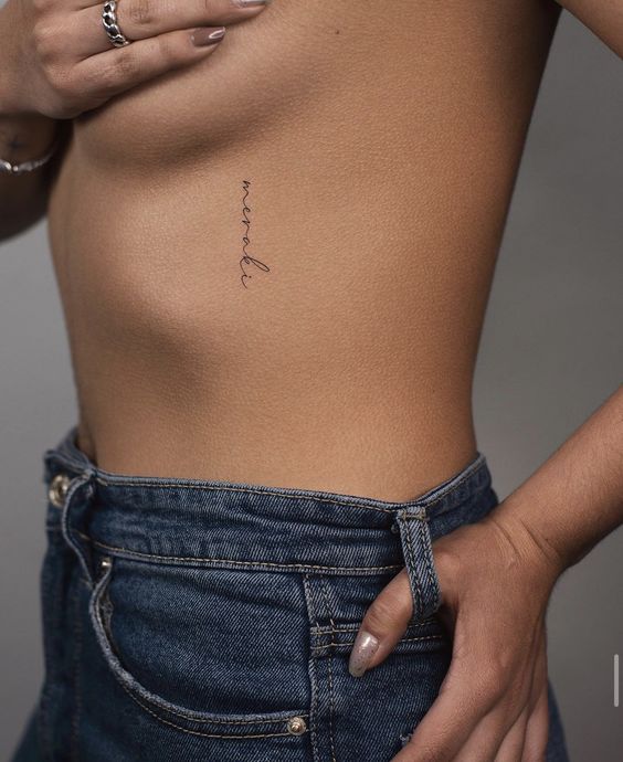 100 hình xăm mini ở mạn sườn cho nữ tạo dấu ấn đặc biệt - Genztattoo