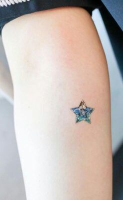 ý tưởng tattoo ngôi sao lấp lánh cực đẹp