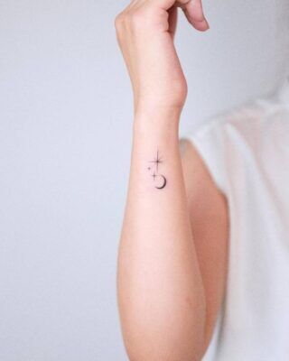 ý tưởng tattoo dành cho ai thích sự đơn giản