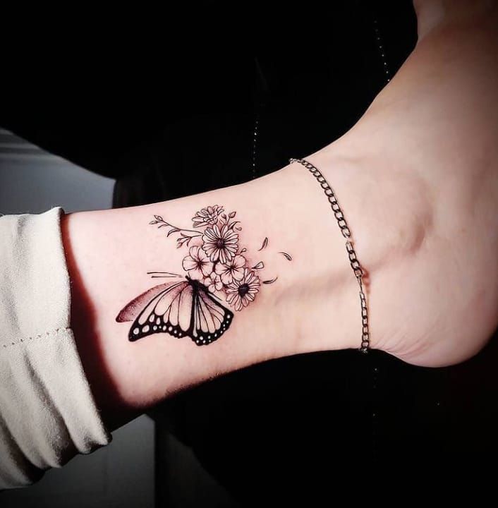 Chọn những mẫu hình xăm hoa và bướm cực đẹp chọn tattoo mẫu hoa và bướm cực xinh