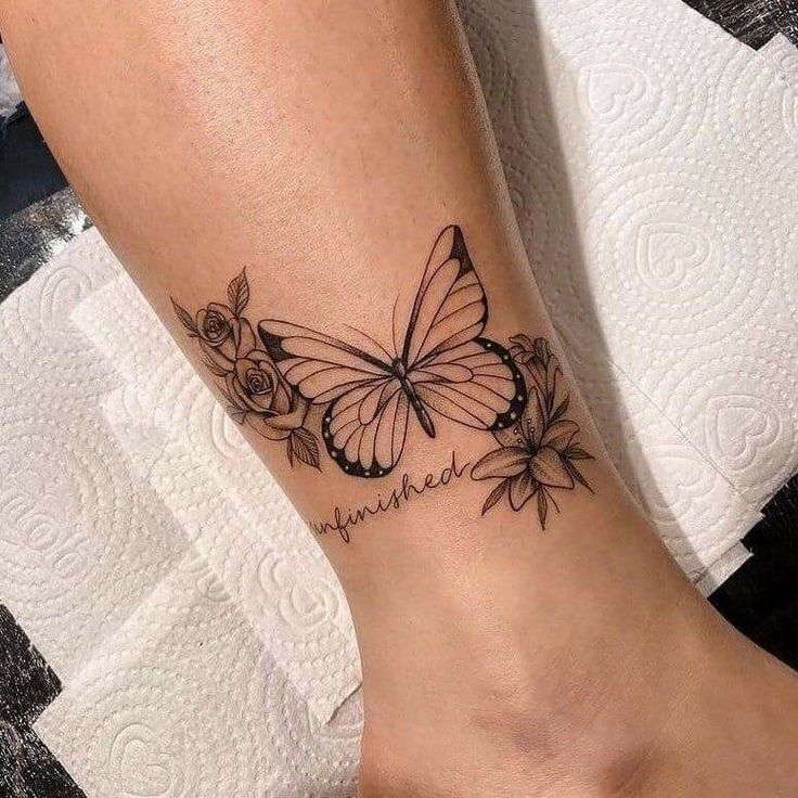 Mẫu hình xăm con bướm nghệ thuật mẫu tattoo con bướm nghệ thuật