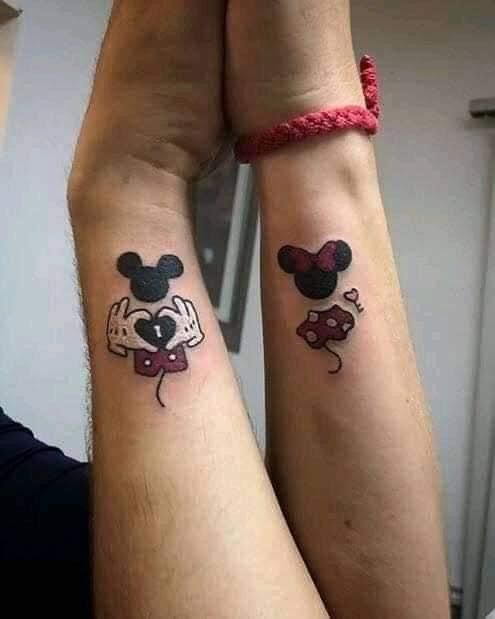 hình xăm cặp mickey mini mãu 2 hình xăm cặp mickey mini mãu 2