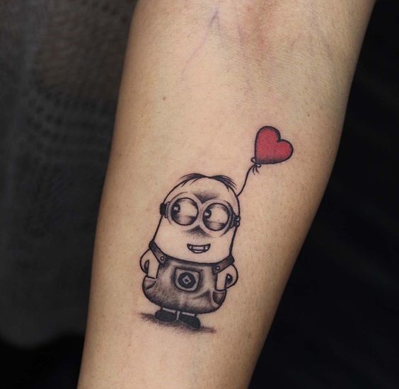 hình xăm minion mini đáng yêu hình xăm minion mini đáng yêu