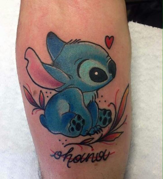 hình xăm nhân vật hoạt hình stitch mini mẫu 1 hình xăm nhân vật hoạt hình stitch mini mẫu 1