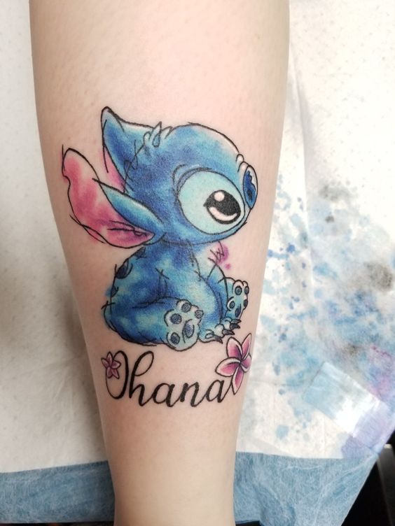 hình xăm nhân vật hoạt hình stitch mini mẫu 11 hình xăm nhân vật hoạt hình stitch mini mẫu 11