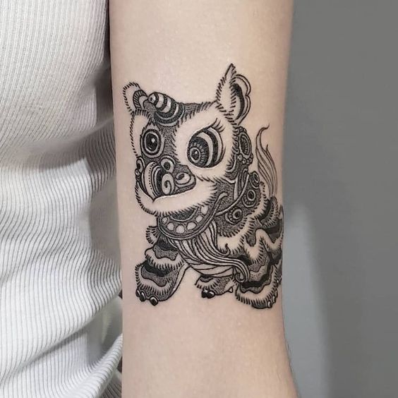 150 hình xăm lân sư rồng ý nghĩa đón chờ những điều may mắn - Genztattoo