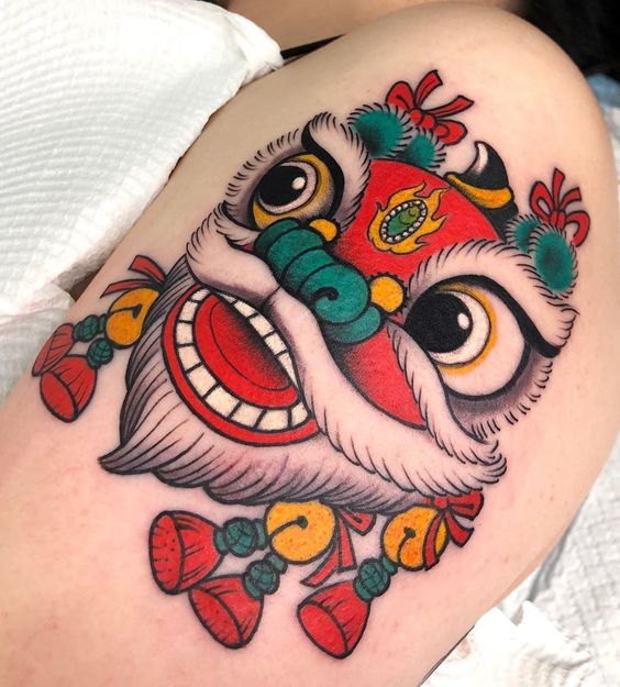 150 hình xăm lân sư rồng ý nghĩa đón chờ những điều may mắn - Genztattoo