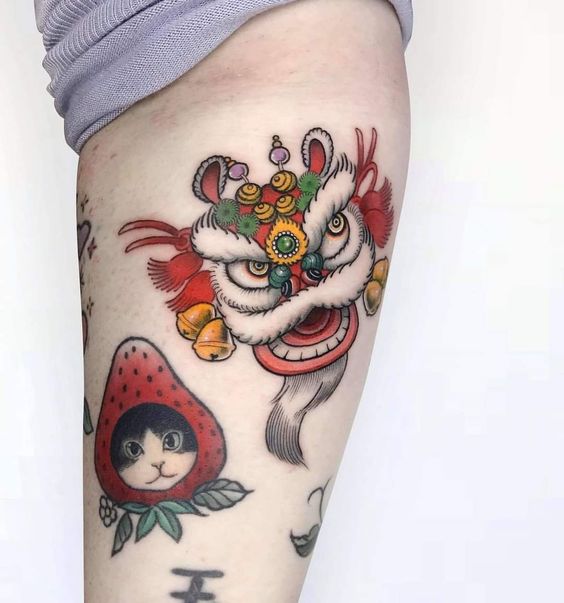 150 hình xăm lân sư rồng ý nghĩa đón chờ những điều may mắn - Genztattoo