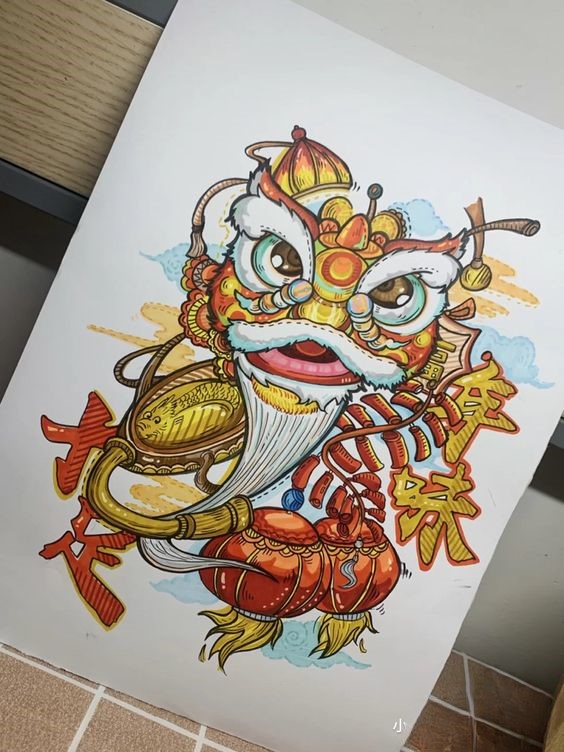 150 hình xăm lân sư rồng ý nghĩa đón chờ những điều may mắn - Genztattoo